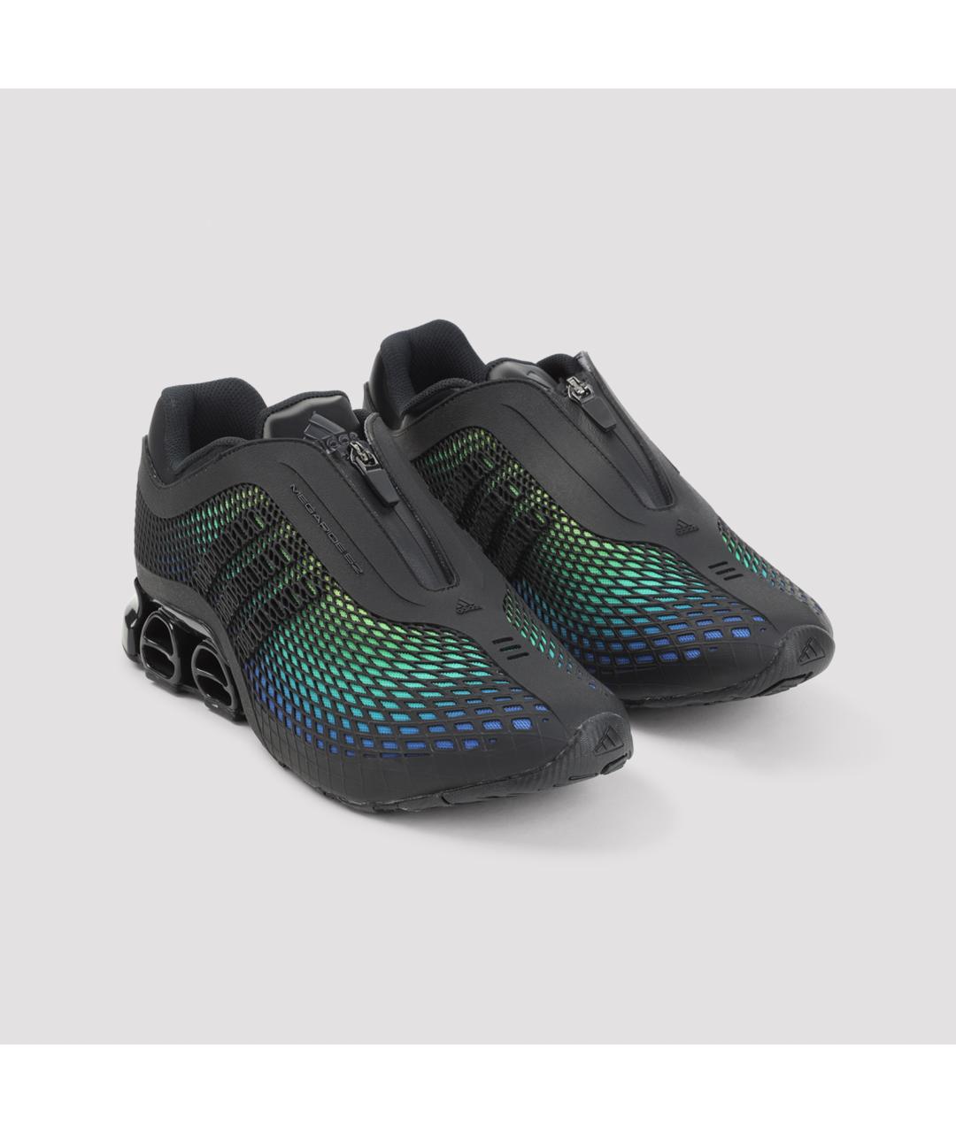 ADIDAS Черные текстильные низкие кроссовки / кеды, фото 4