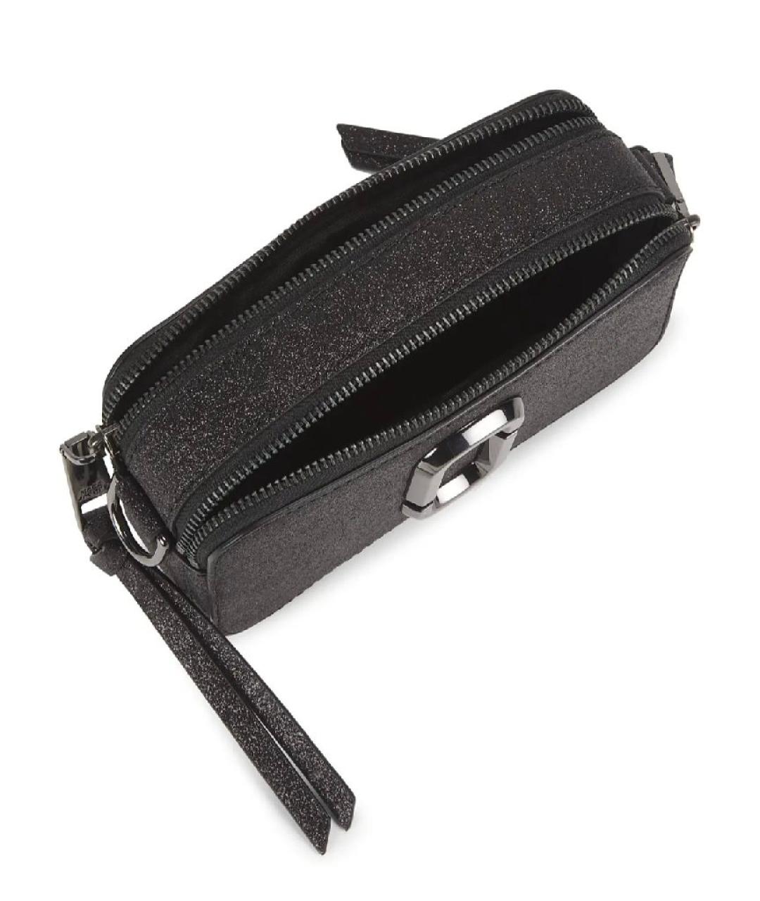 MARC JACOBS Черная кожаная сумка через плечо, фото 2