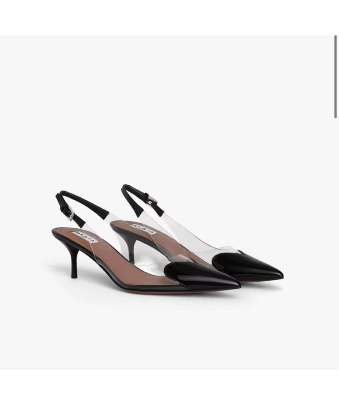 ALAIA Черные туфли из лакированной кожи, фото 3