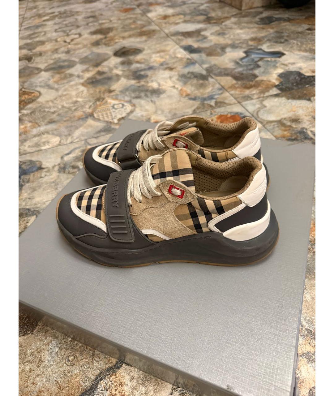 BURBERRY Мульти кроссовки, фото 5