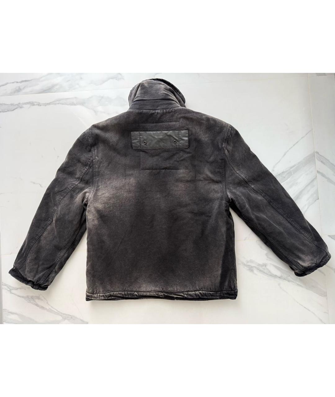 DIESEL Черная хлопковая куртка, фото 2