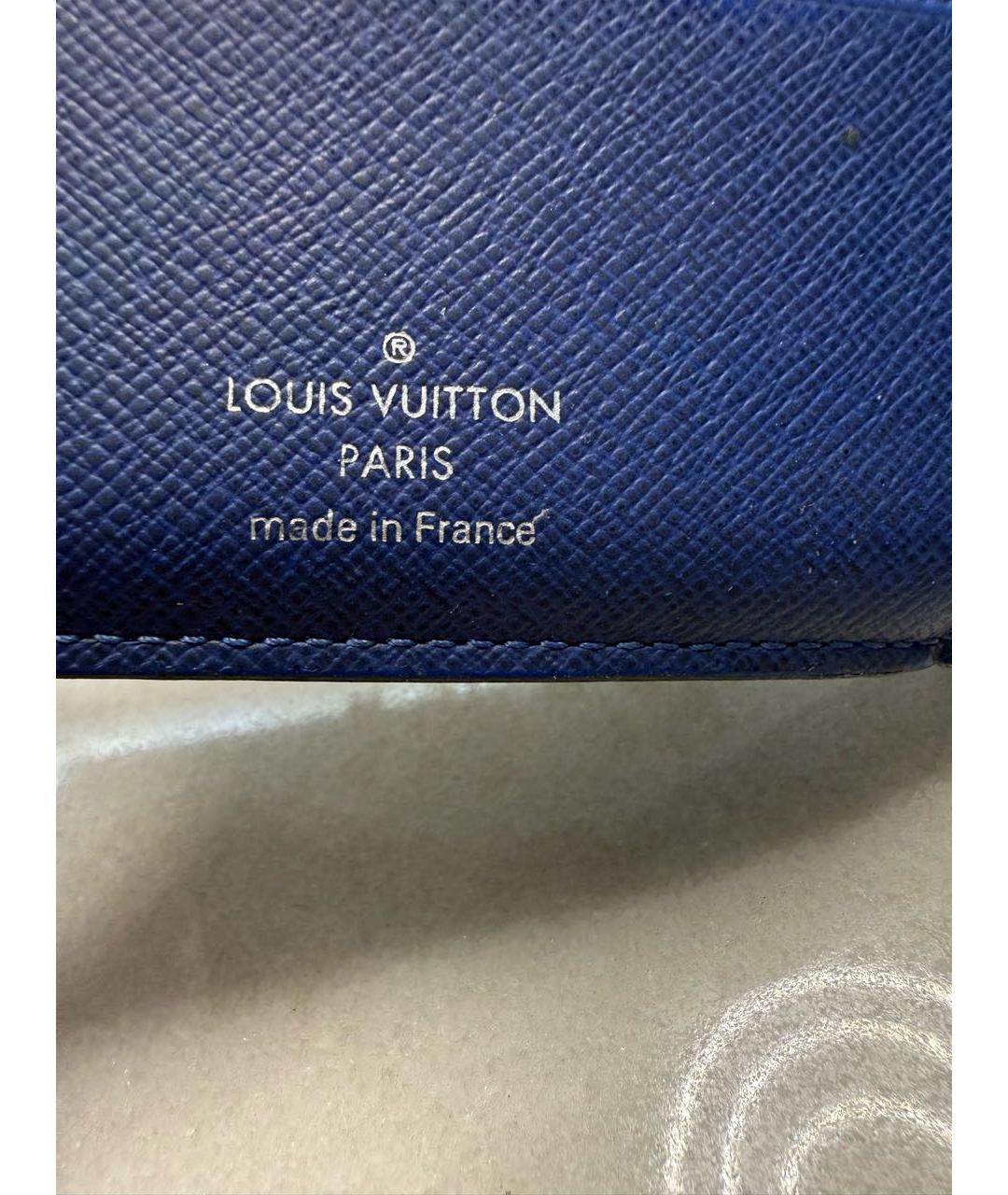 LOUIS VUITTON Темно-синий кошелек, фото 4