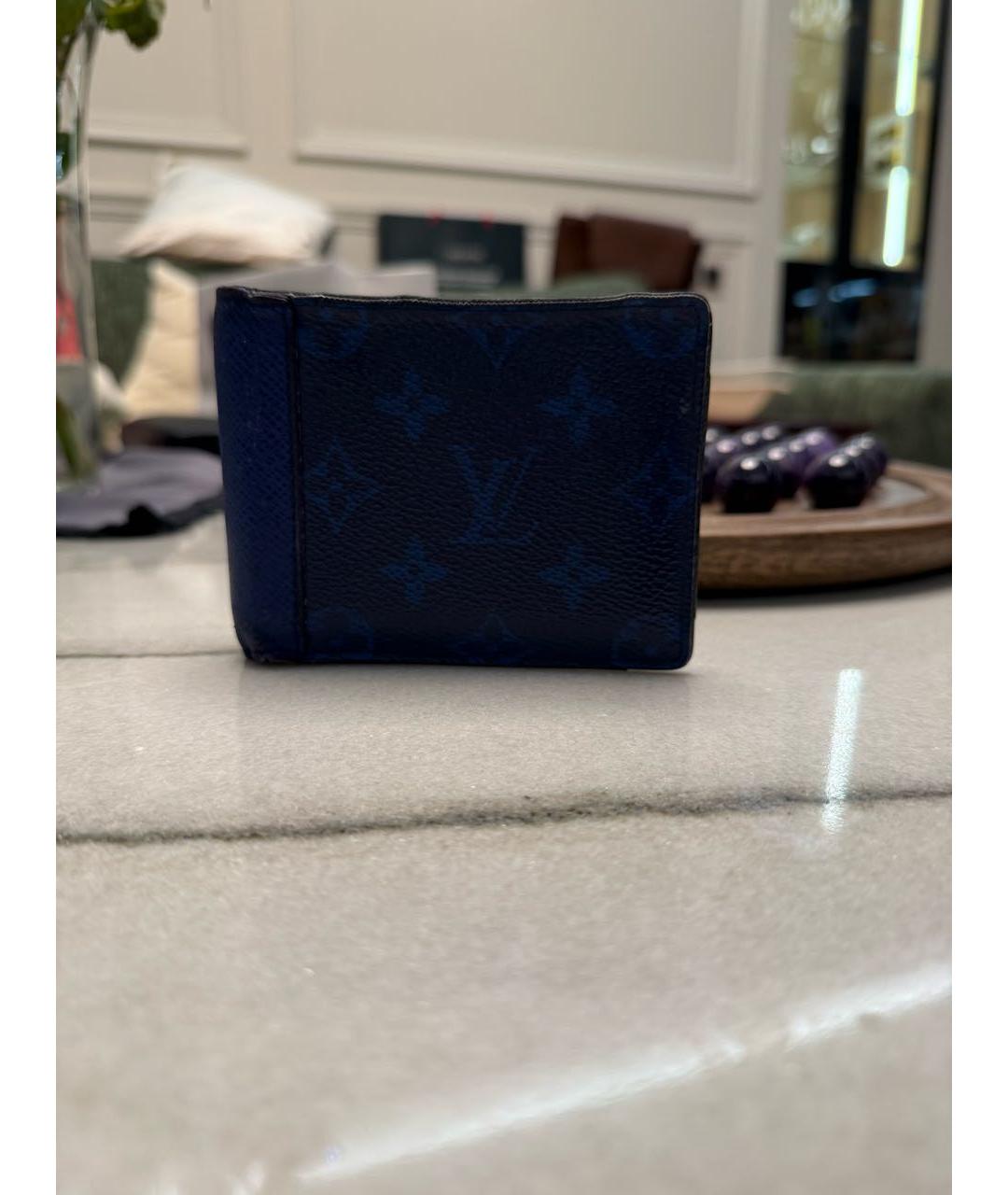 LOUIS VUITTON Темно-синий кошелек, фото 8