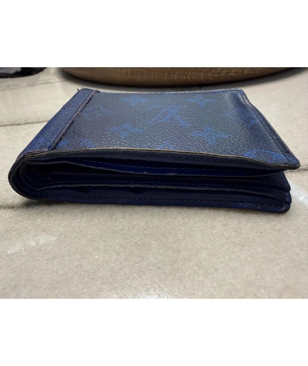 LOUIS VUITTON Темно-синий кошелек, фото 5