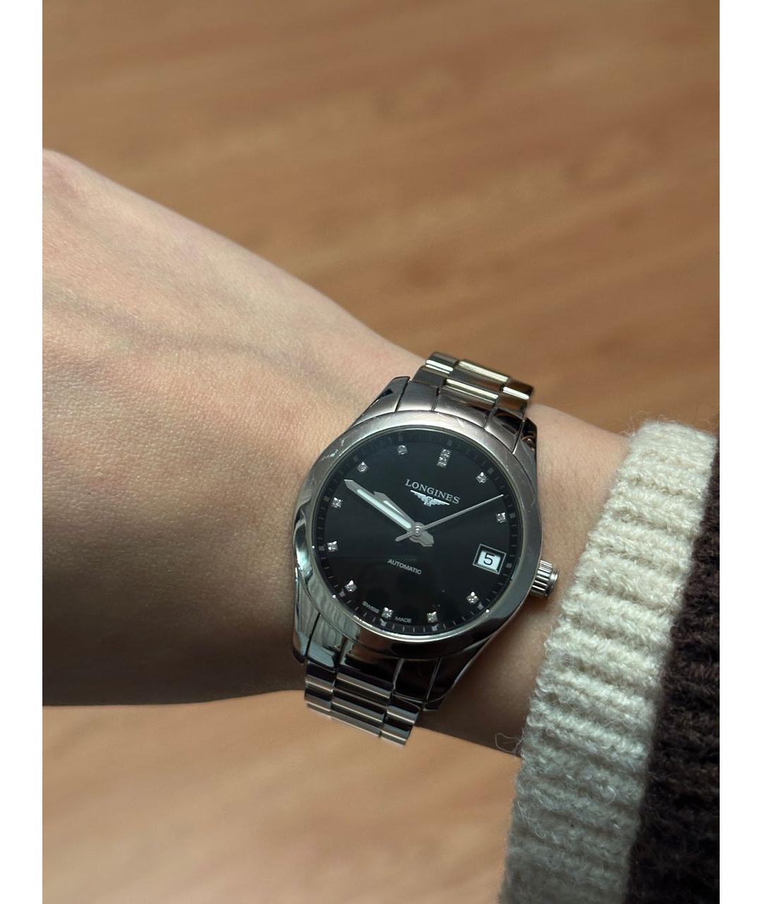 LONGINES Серебряные часы, фото 5