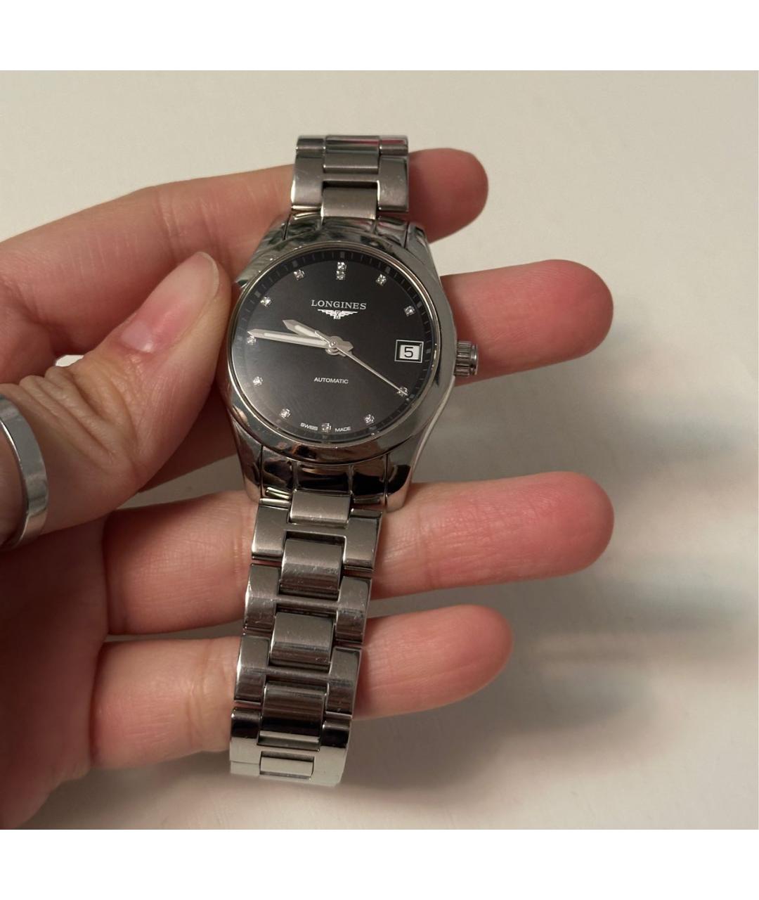 LONGINES Серебряные часы, фото 7