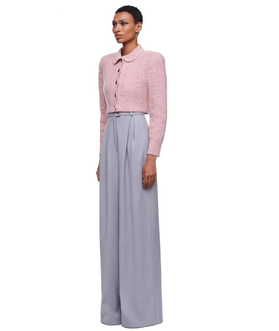 ULYANA SERGEENKO Серые креповые брюки широкие, фото 4