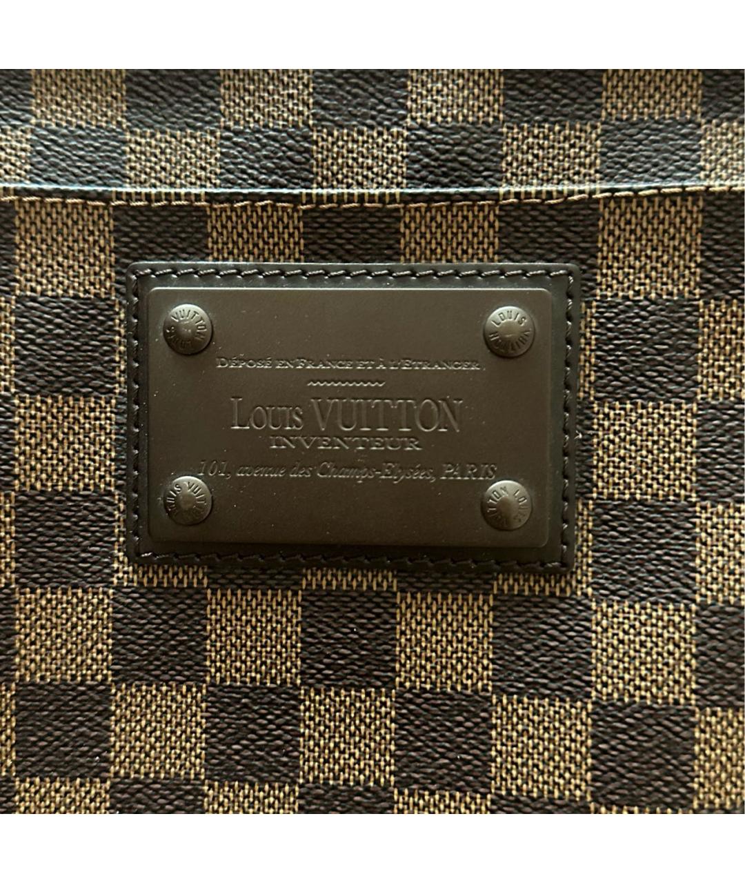 LOUIS VUITTON Коричневая сумка на плечо, фото 5