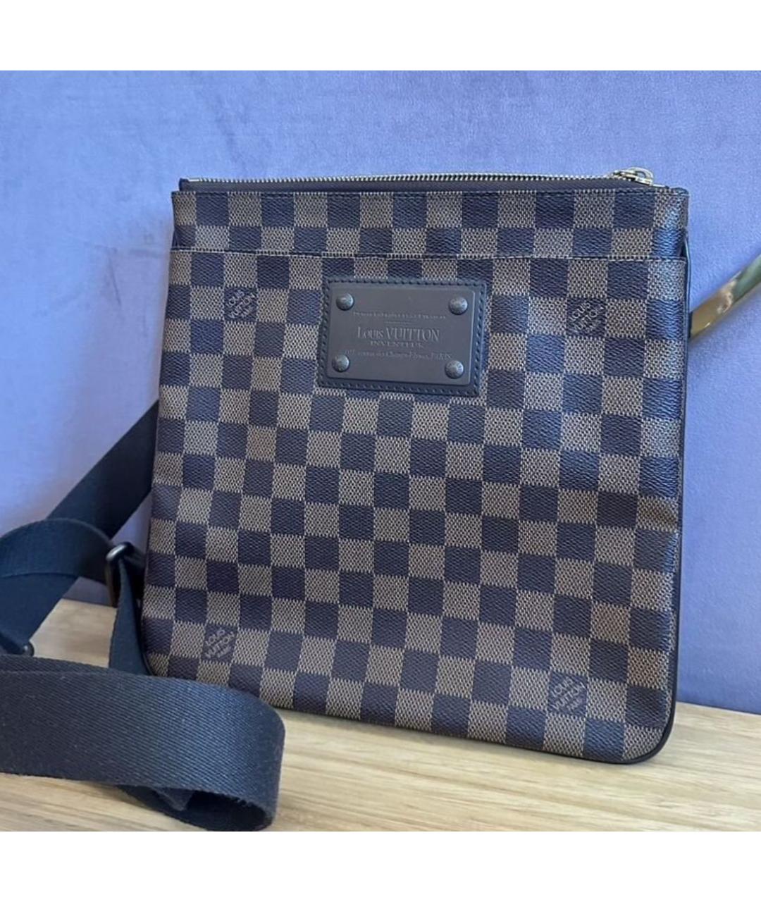 LOUIS VUITTON Коричневая сумка на плечо, фото 2