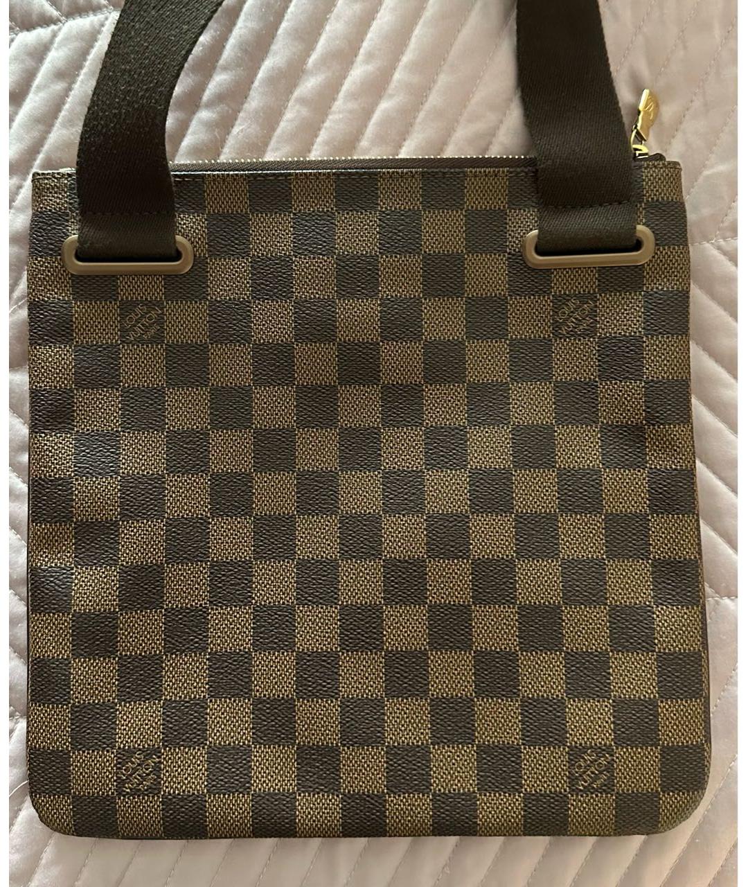 LOUIS VUITTON Коричневая сумка на плечо, фото 3