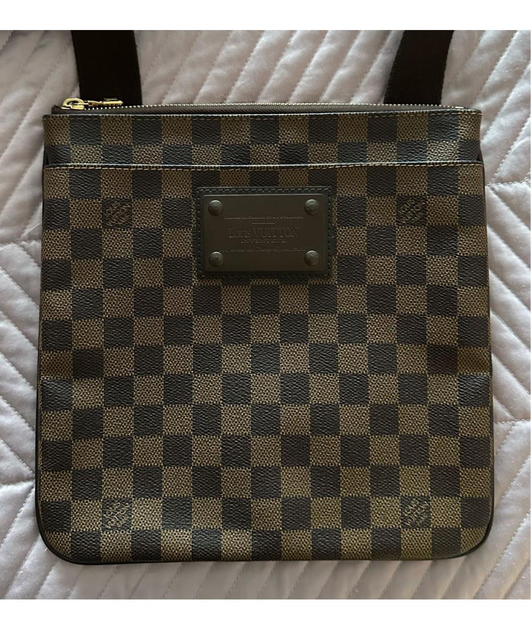 LOUIS VUITTON Коричневая сумка на плечо, фото 9