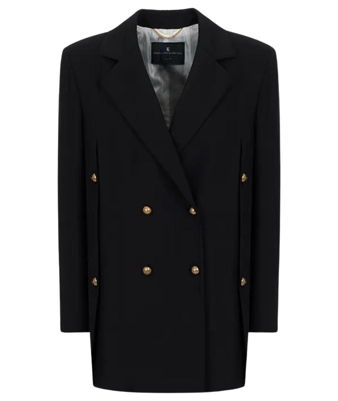 ERMANNO SCERVINO Черный шерстяной жакет/пиджак, фото 1