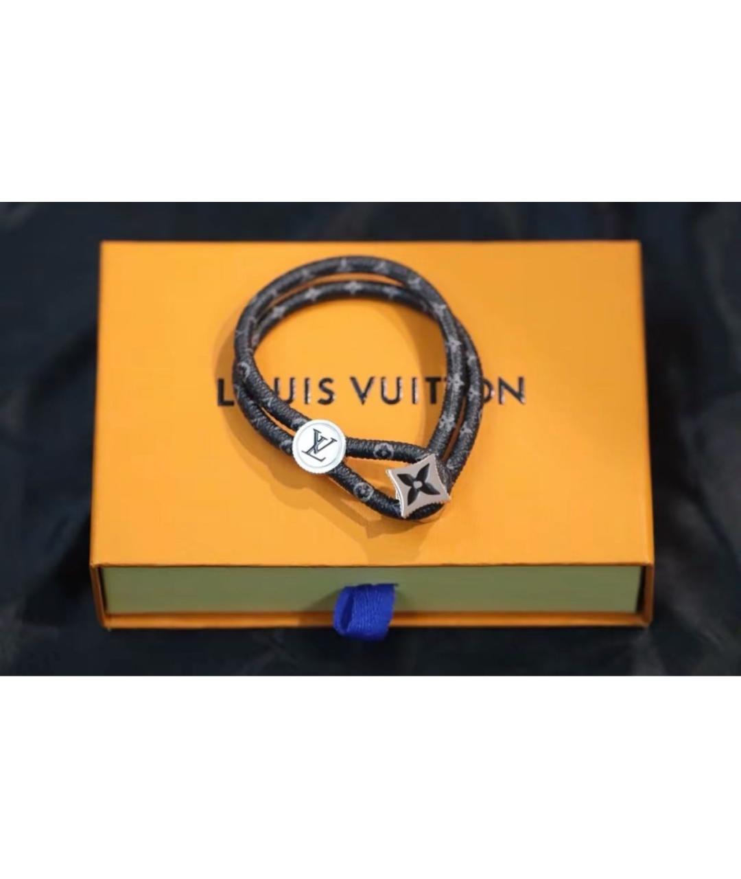 LOUIS VUITTON Черный браслет, фото 6