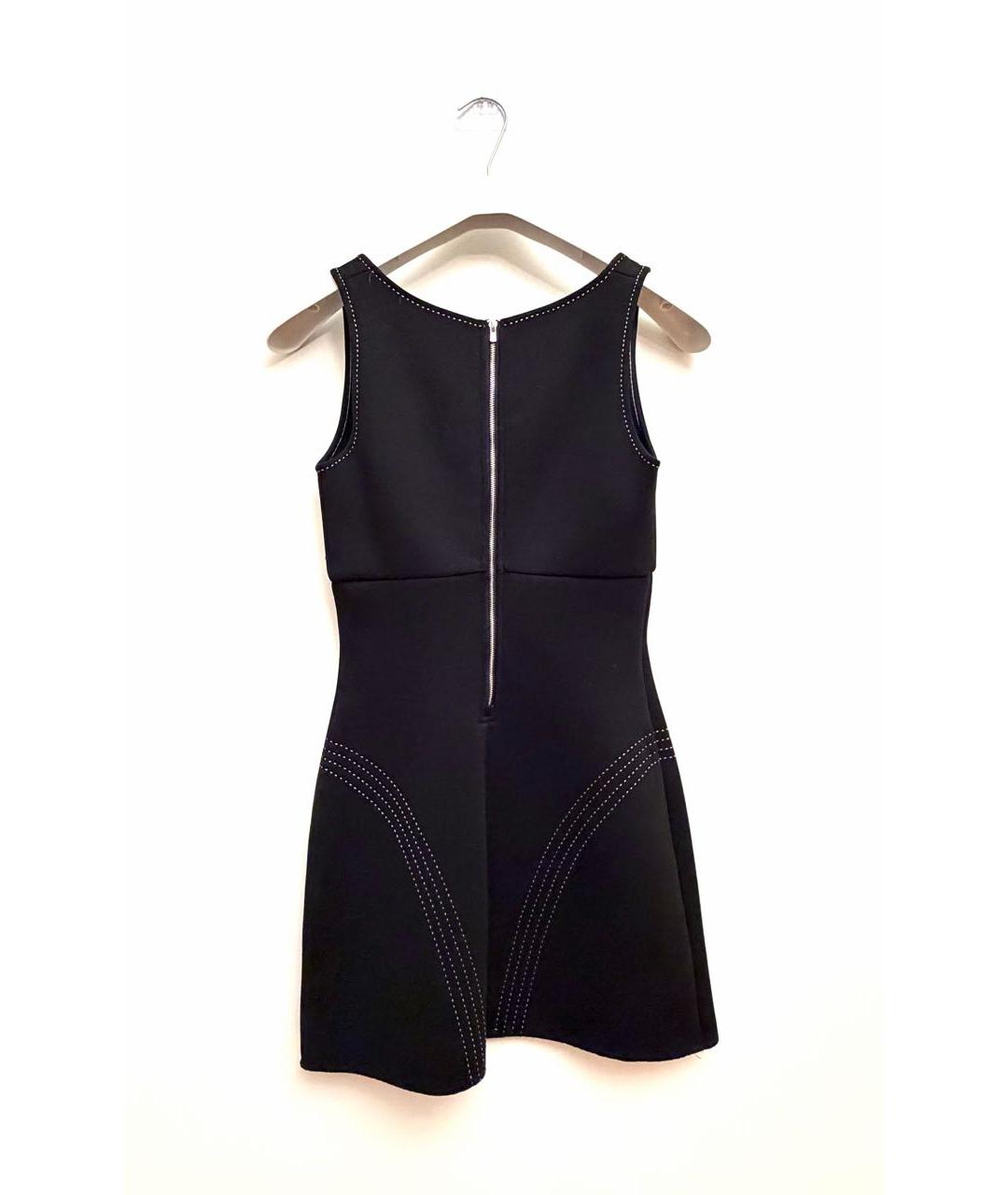 MAJE Черное вискозное коктейльное платье, фото 2