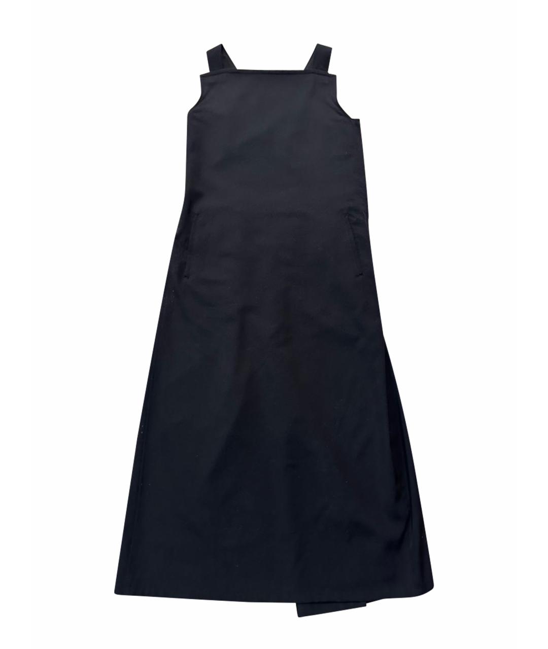 YOHJI YAMAMOTO Черное шерстяное повседневное платье, фото 1