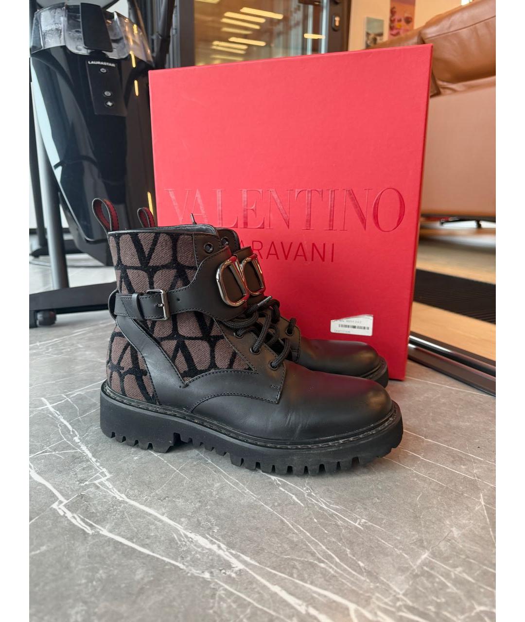 VALENTINO Черные ботинки, фото 5