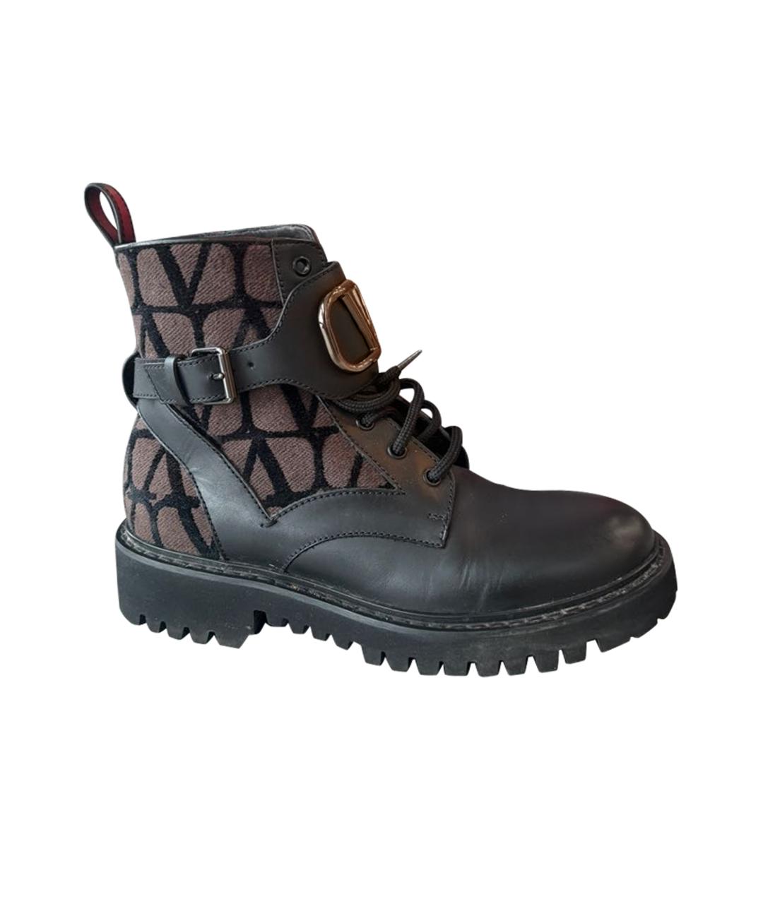 VALENTINO Черные ботинки, фото 1