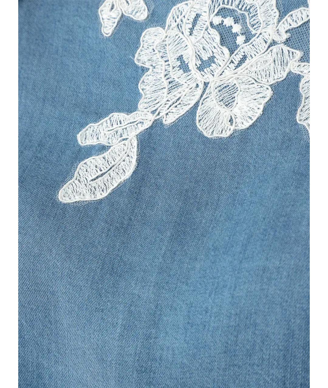 ERMANNO SCERVINO Голубая блузы, фото 3