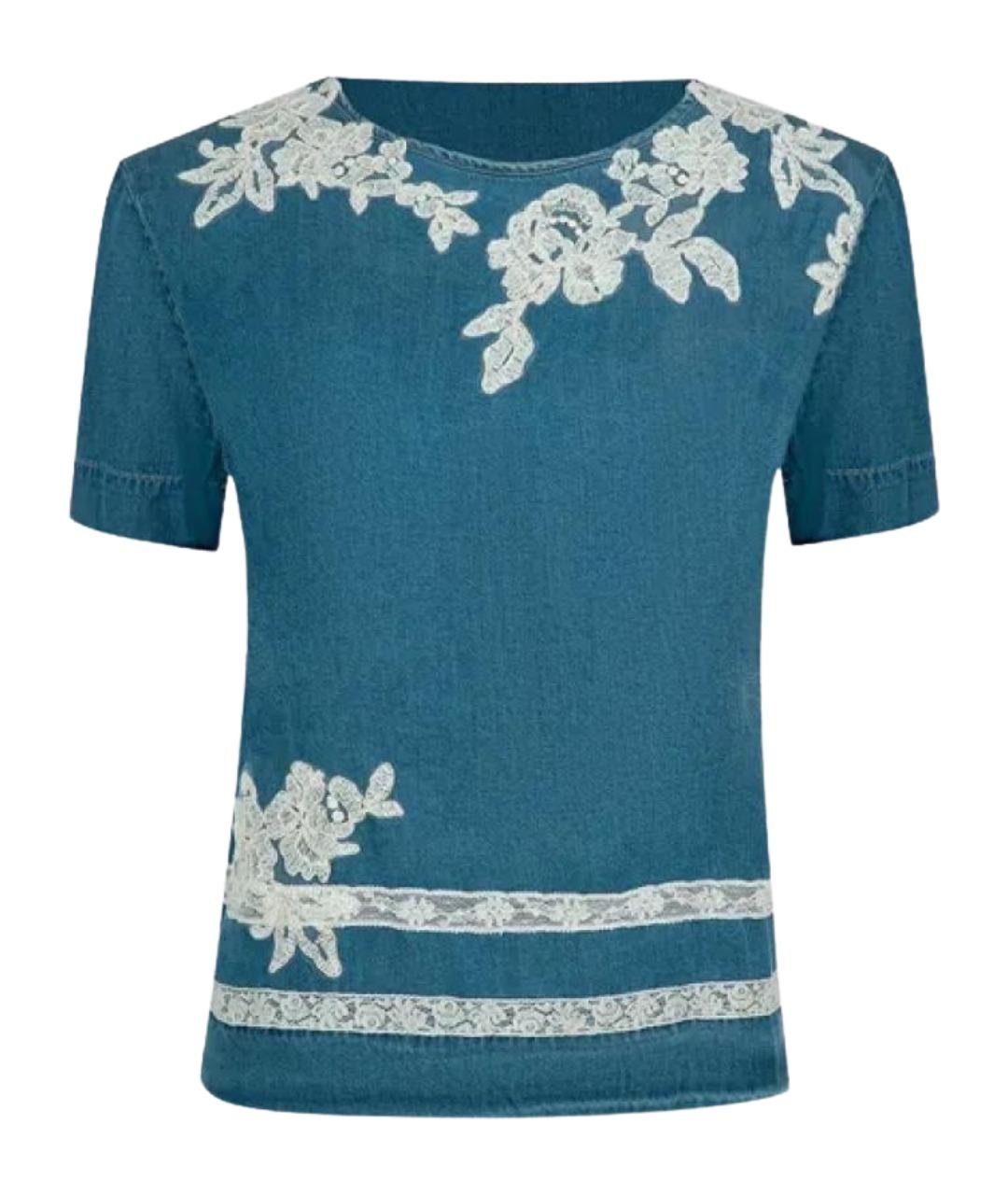 ERMANNO SCERVINO Голубая блузы, фото 1