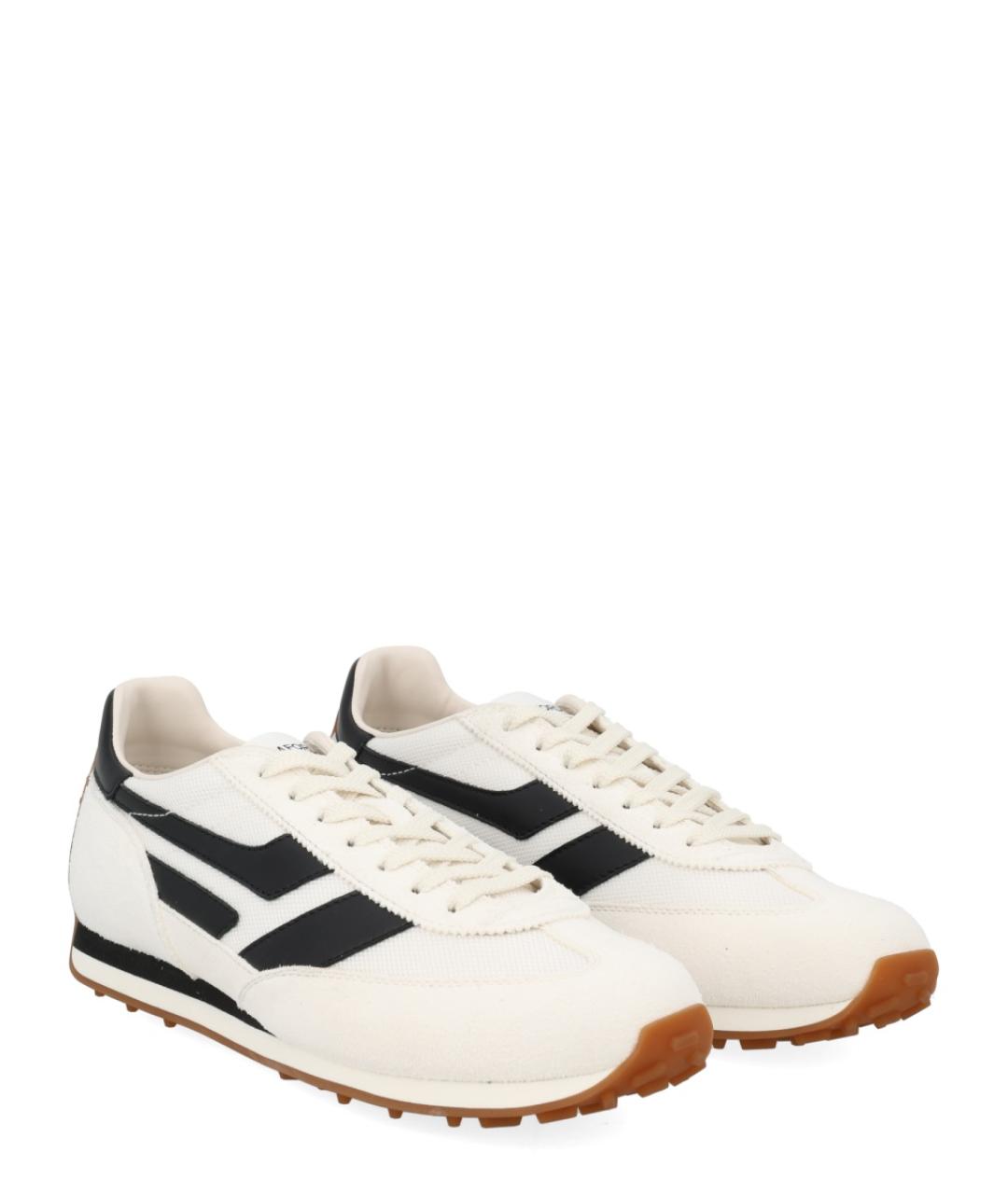 TOM FORD Белые текстильные низкие кроссовки / кеды, фото 2