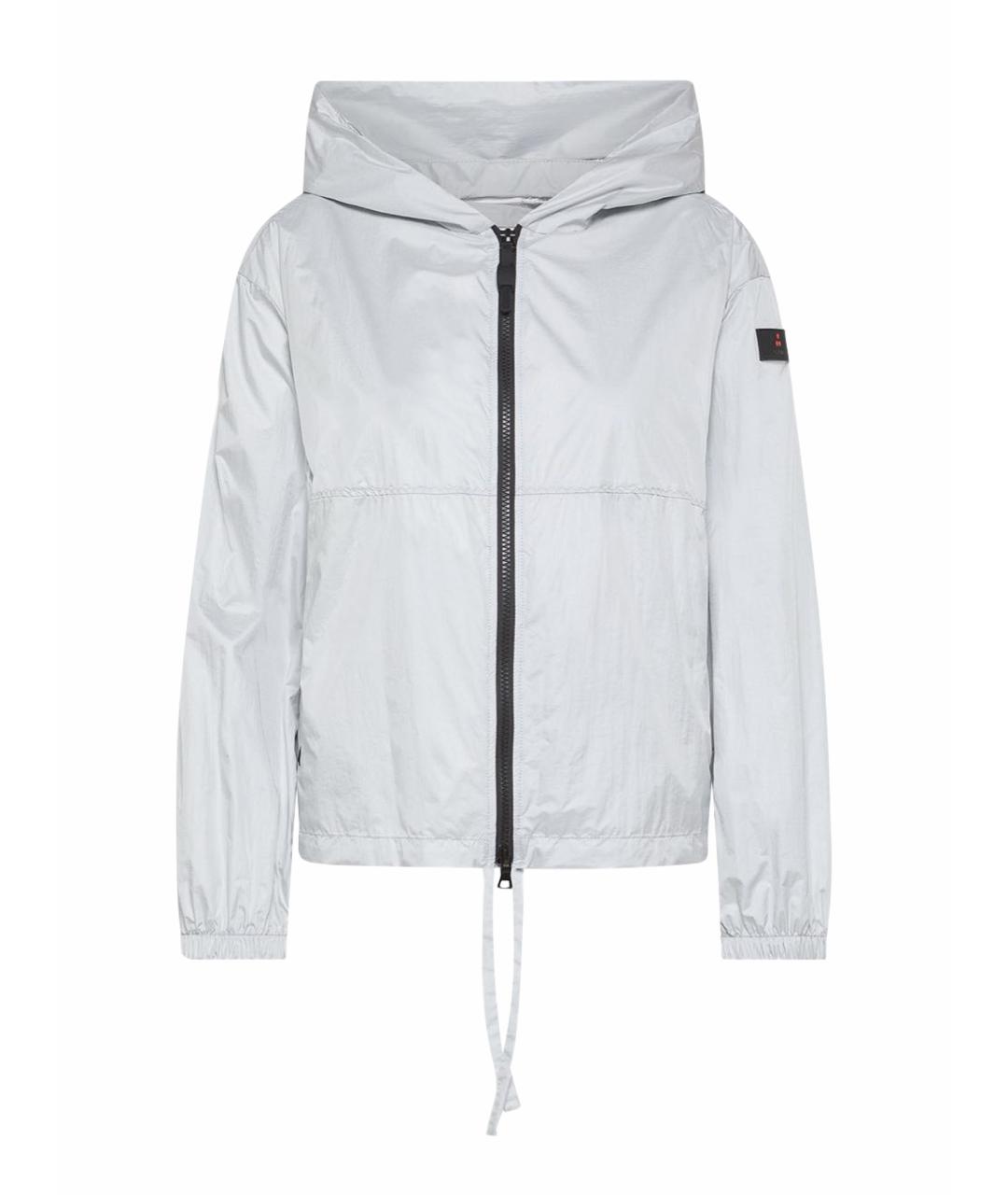 PEUTEREY Серая полиамидовая куртка, фото 1