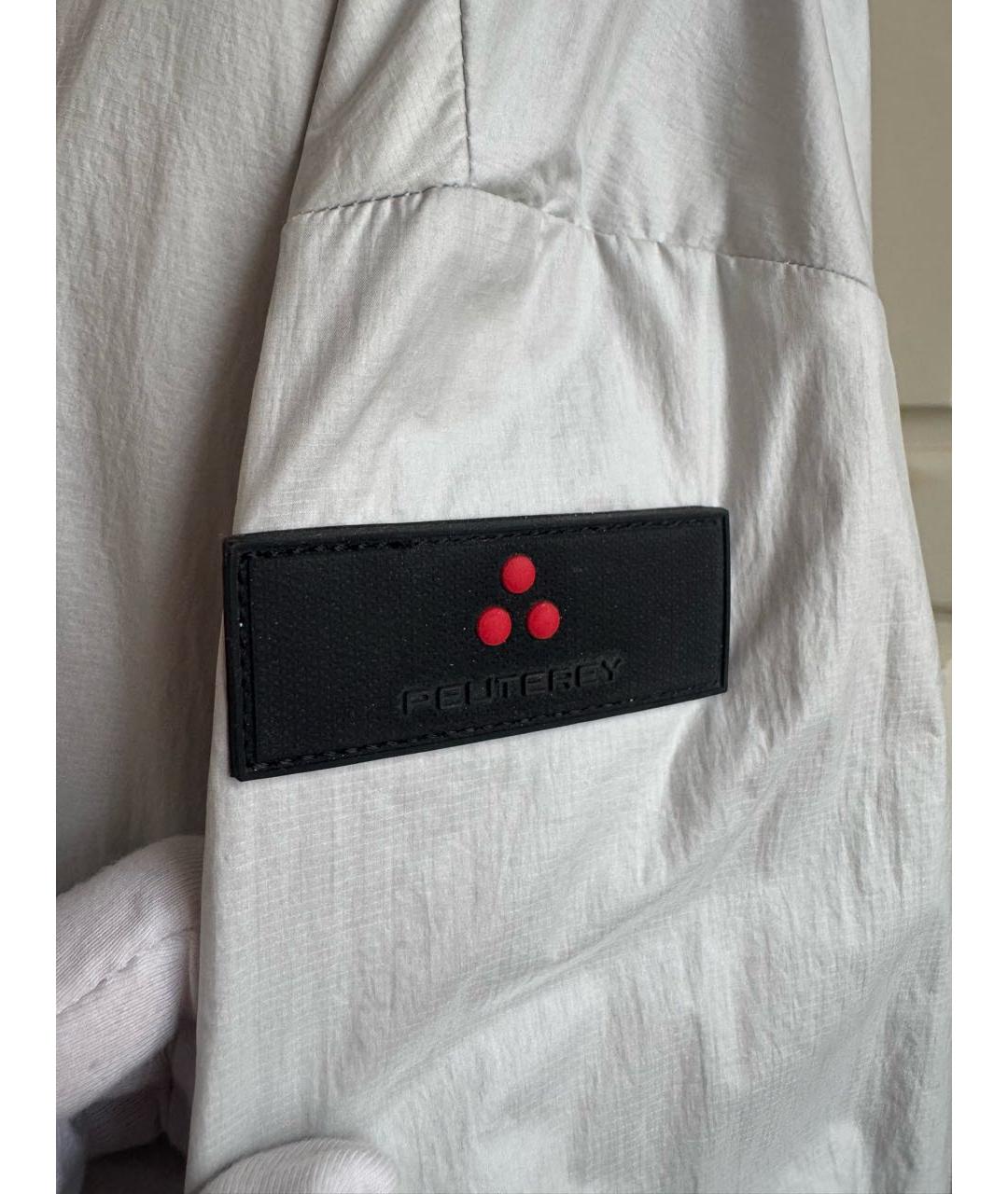 PEUTEREY Серая полиамидовая куртка, фото 4