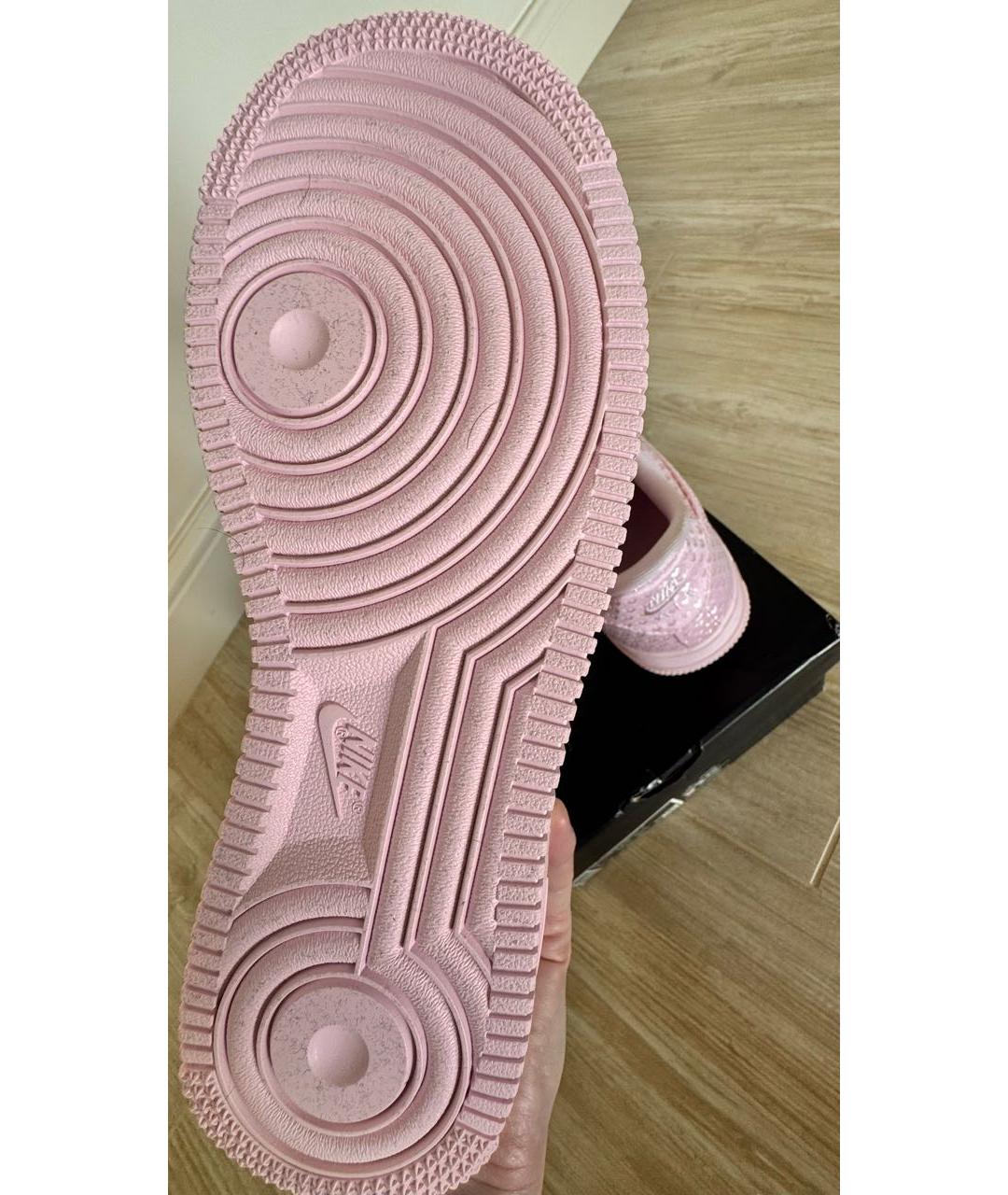 NIKE Розовые текстильные кроссовки, фото 5