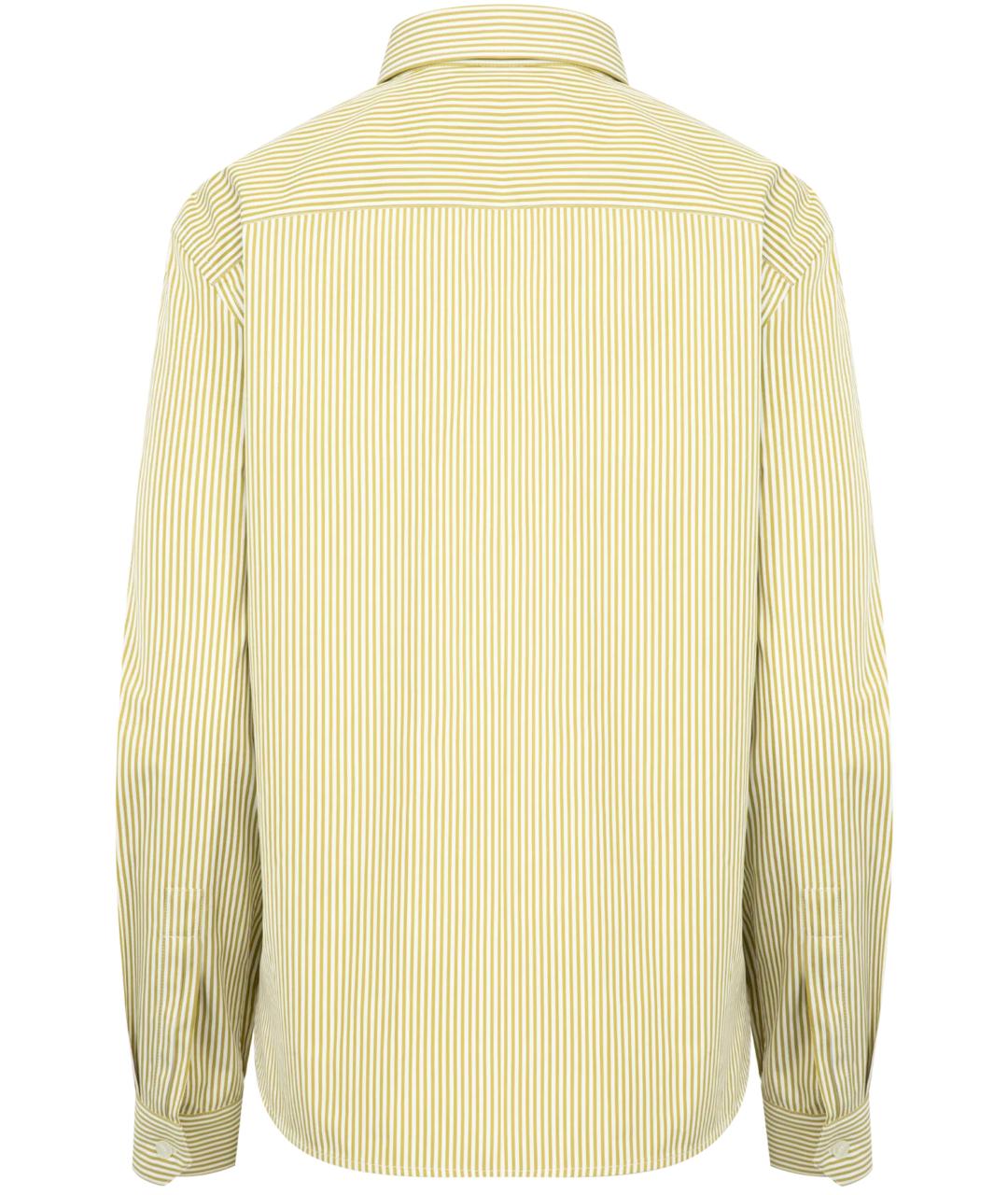 SAINT LAURENT Зеленая хлопковая рубашка, фото 2