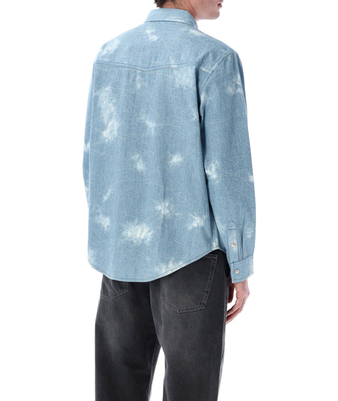 ISABEL MARANT Синяя хлопковая кэжуал рубашка, фото 2