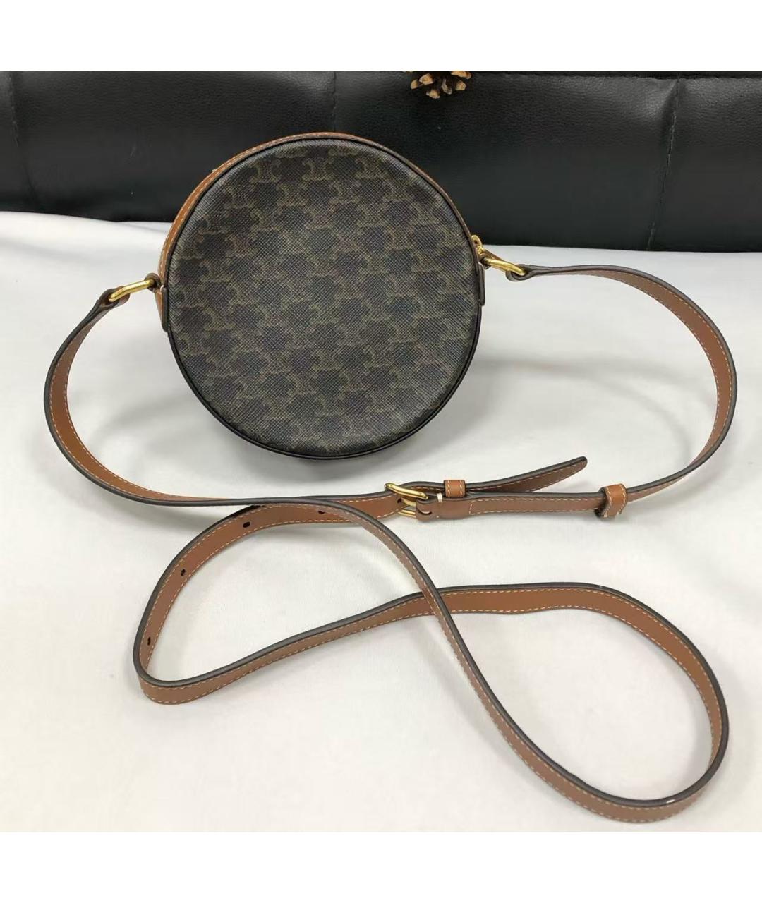 CELINE Антрацитовая сумка через плечо, фото 3