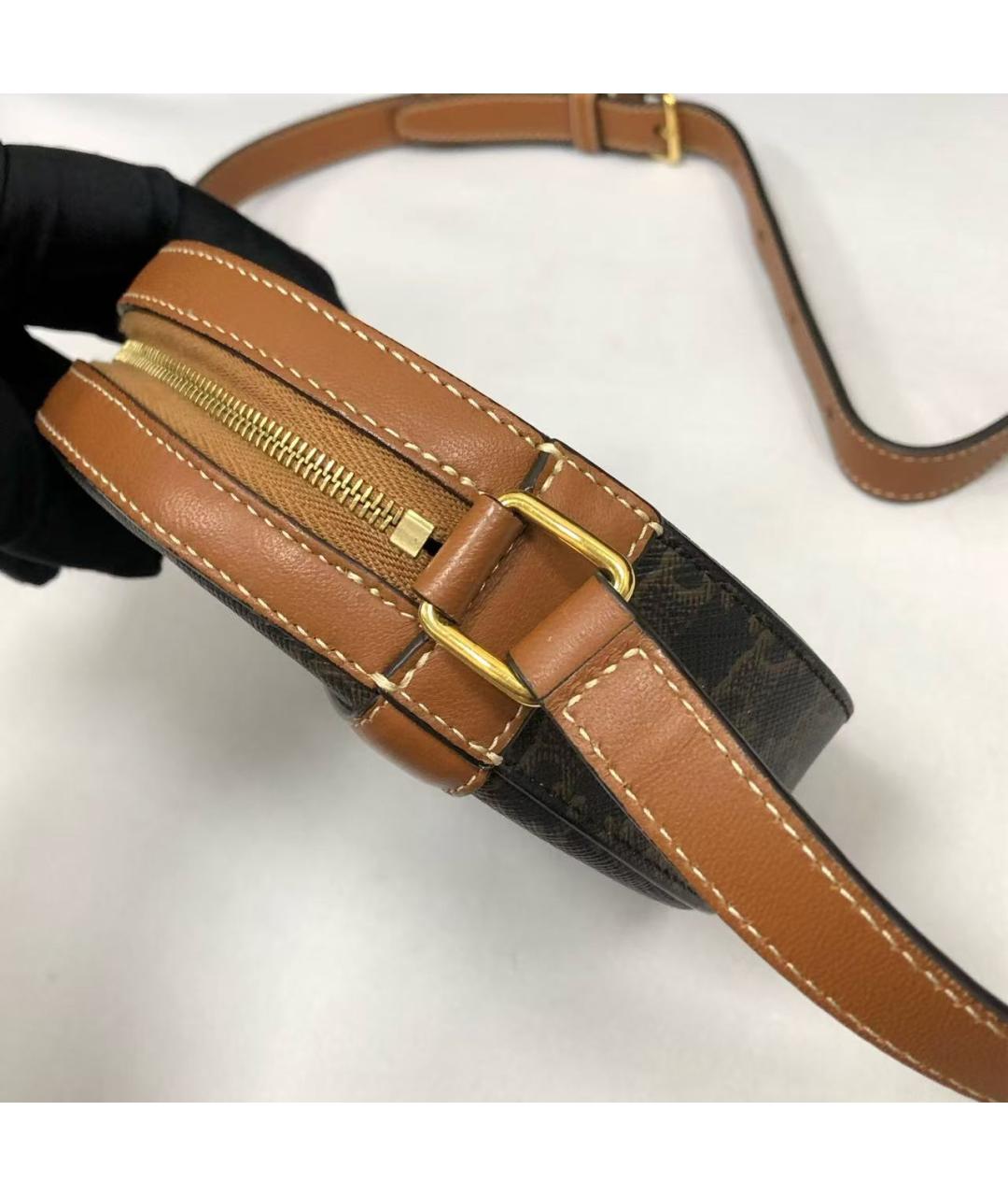 CELINE Антрацитовая сумка через плечо, фото 4