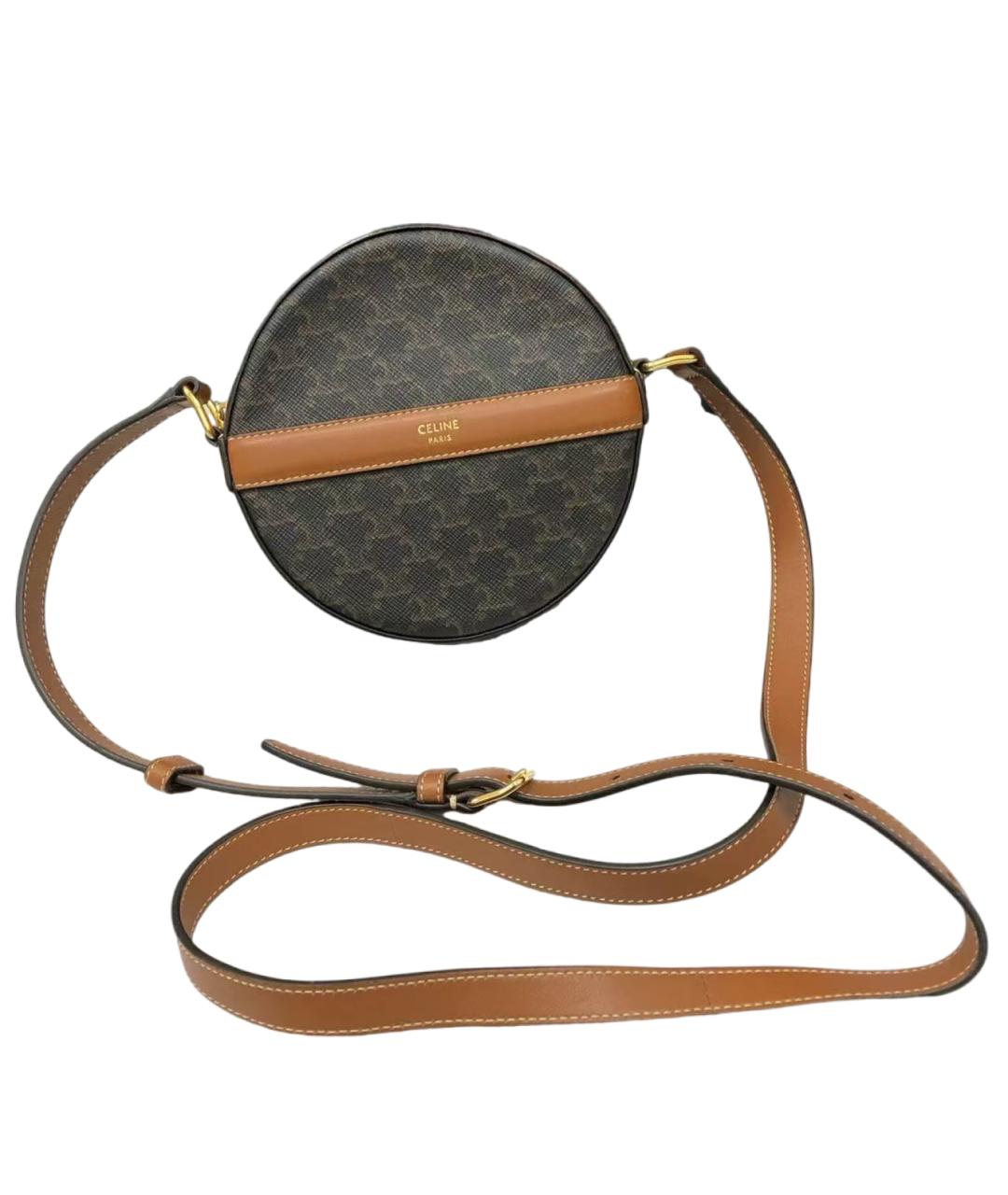 CELINE Антрацитовая сумка через плечо, фото 7