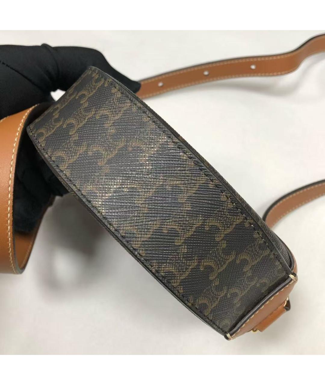 CELINE Антрацитовая сумка через плечо, фото 5