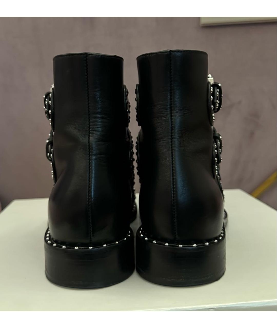GIVENCHY Черные кожаные ботинки, фото 4