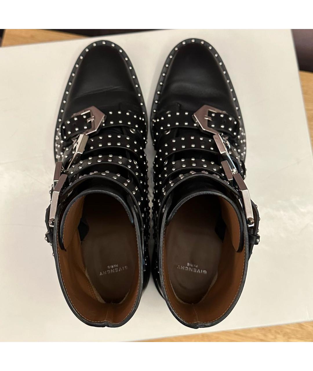 GIVENCHY Черные кожаные ботинки, фото 3