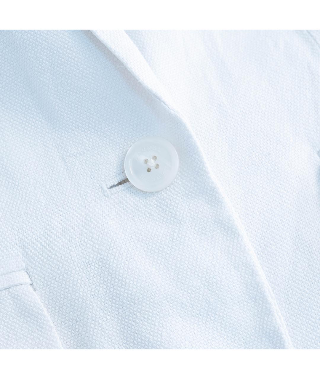 RALPH LAUREN Белый льняной жакет/пиджак, фото 4