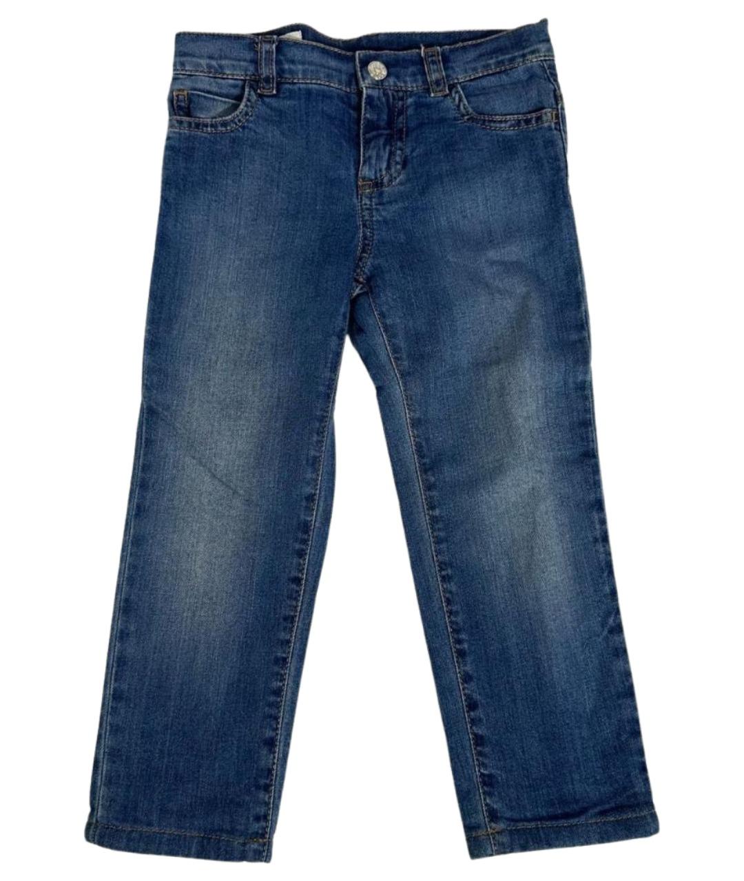 GUCCI Синие хлопковые детские джинсы, фото 1