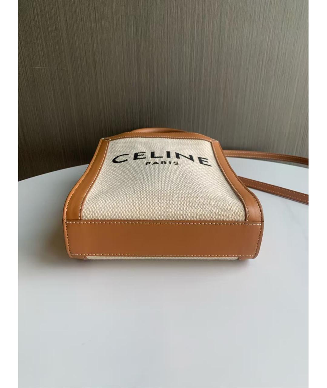 CELINE Бежевая сумка через плечо, фото 5