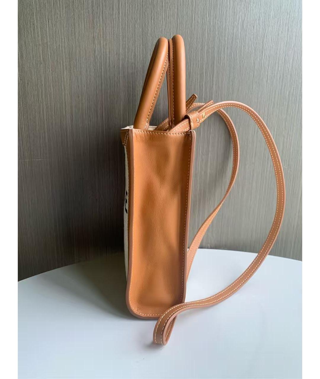 CELINE Бежевая сумка через плечо, фото 4