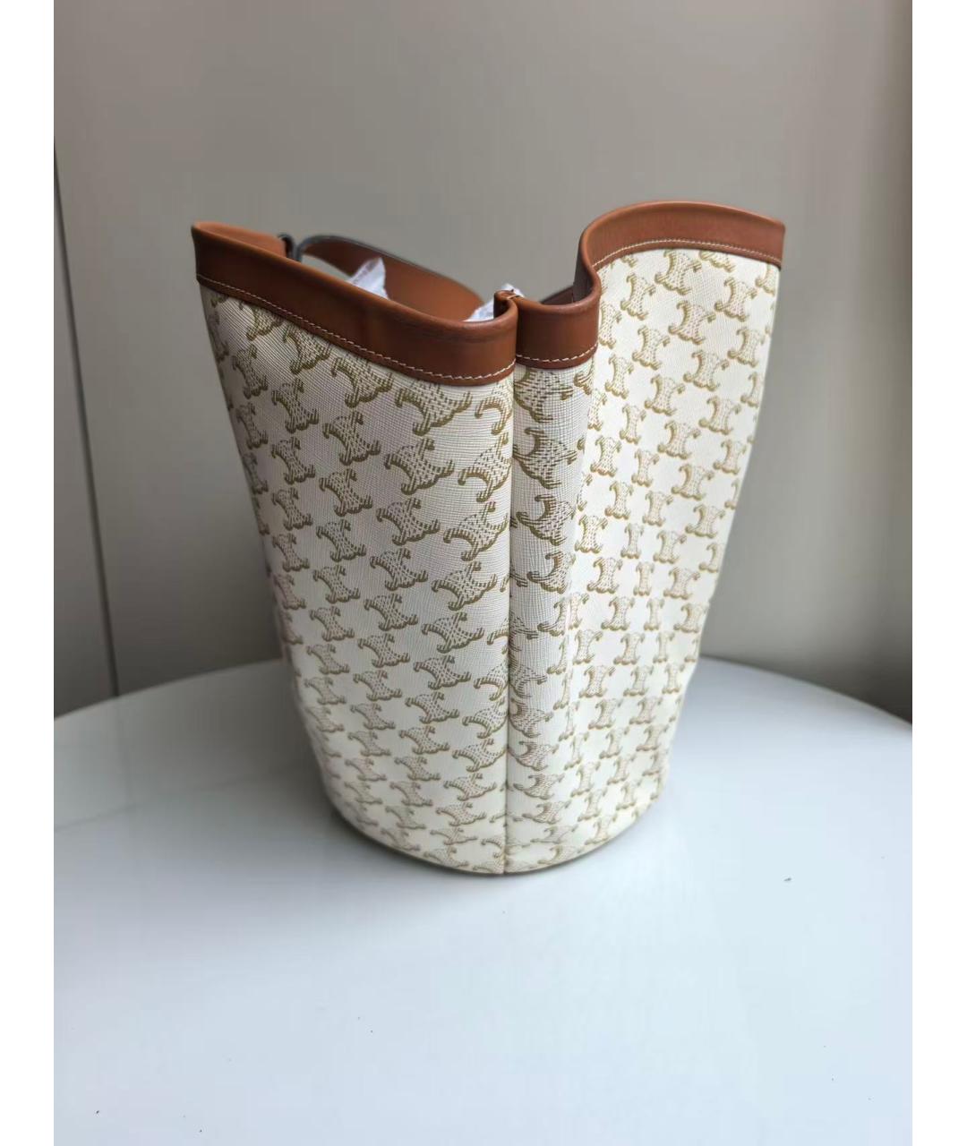 CELINE Бежевая сумка тоут, фото 4