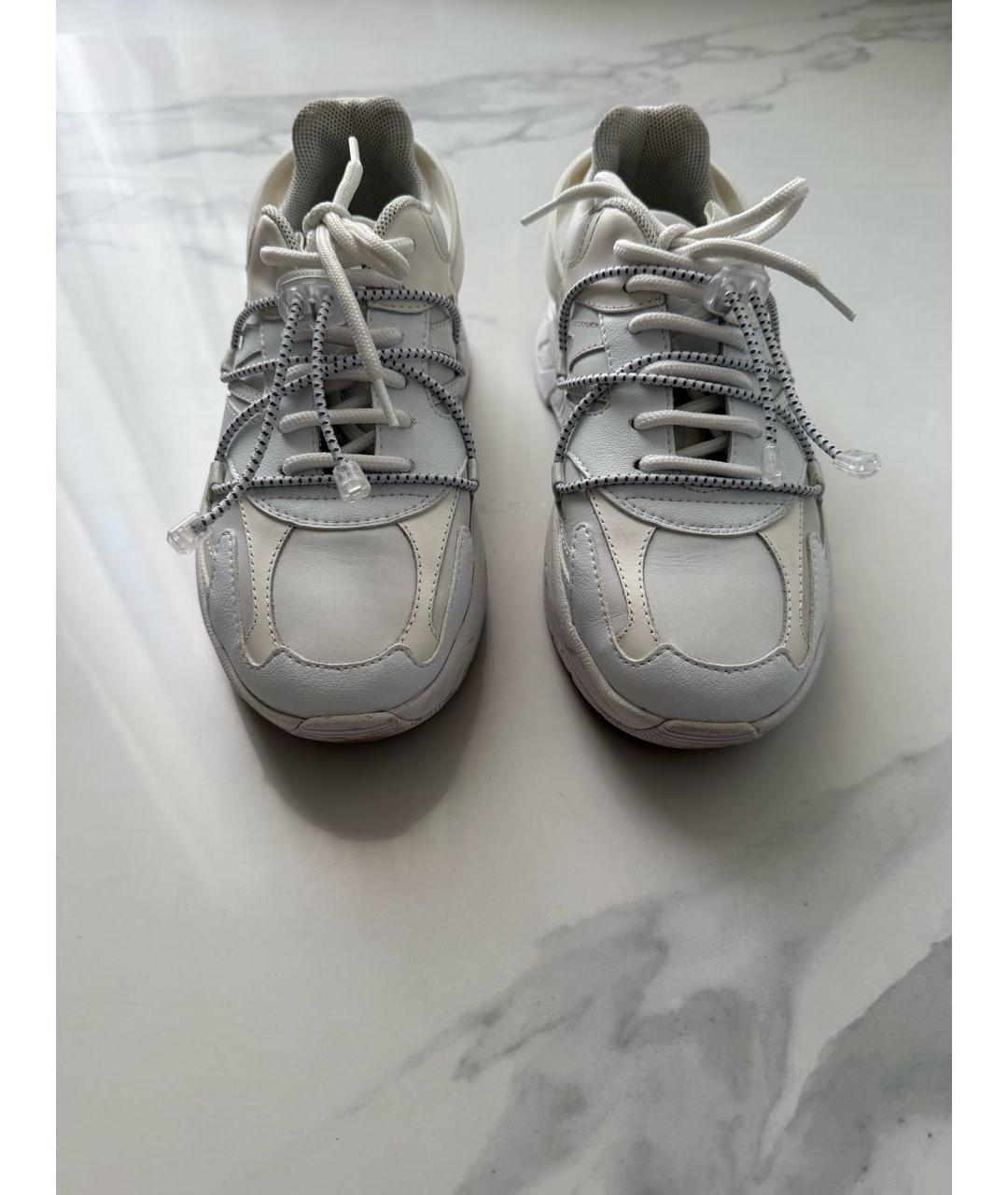 ICEBERG Белые кожаные кроссовки, фото 2