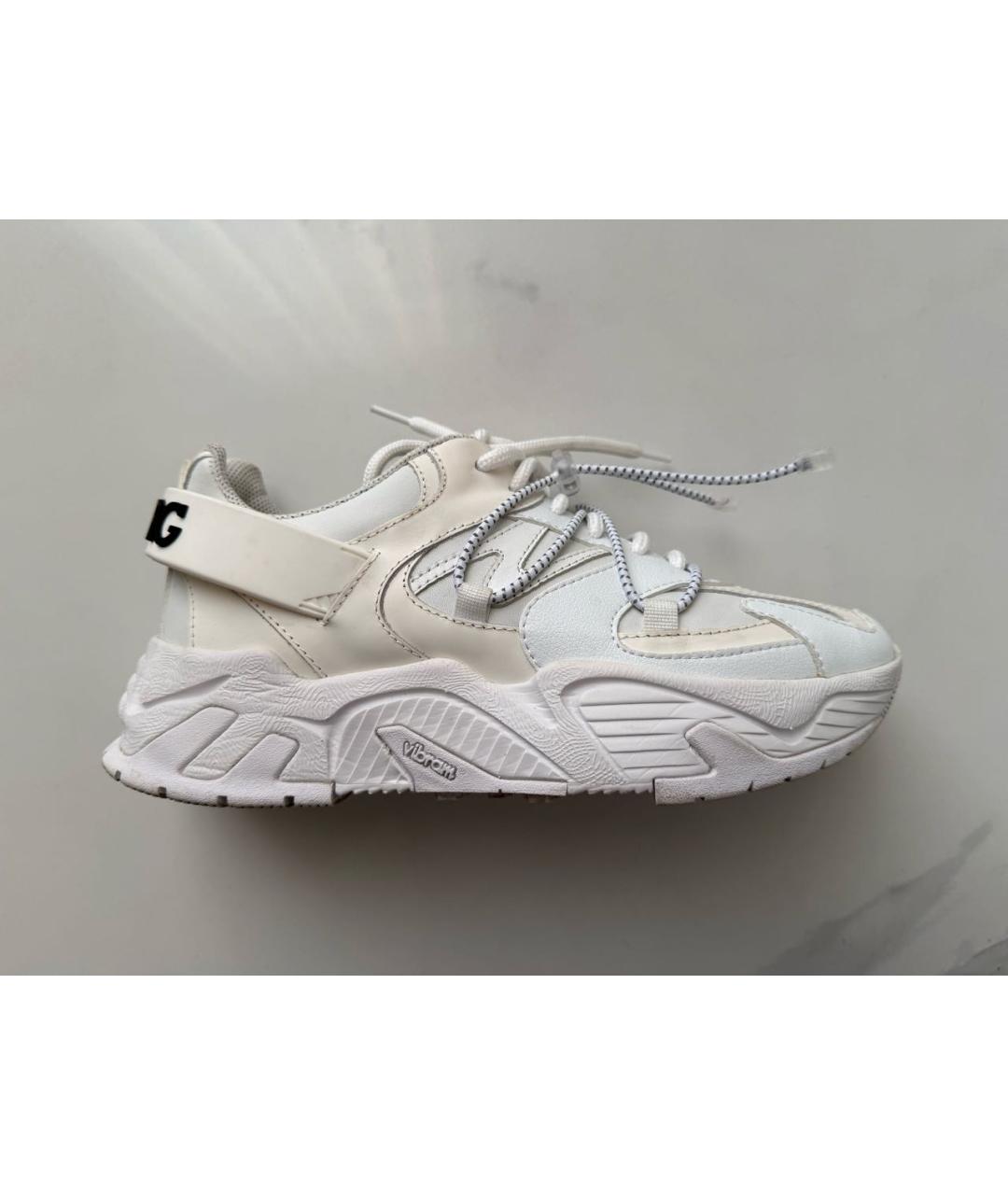 ICEBERG Белые кожаные кроссовки, фото 8