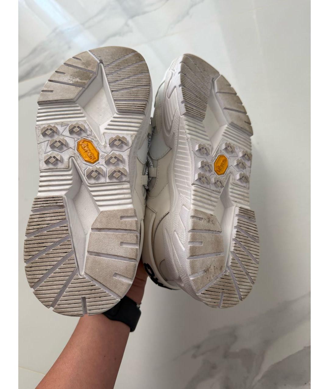 ICEBERG Белые кожаные кроссовки, фото 7