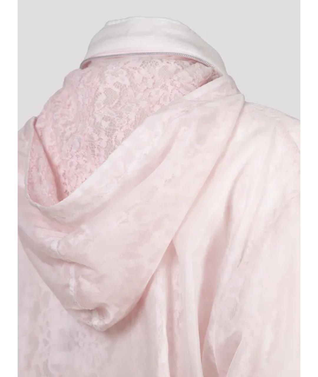 ERMANNO SCERVINO Розовая полиамидовая куртка, фото 2