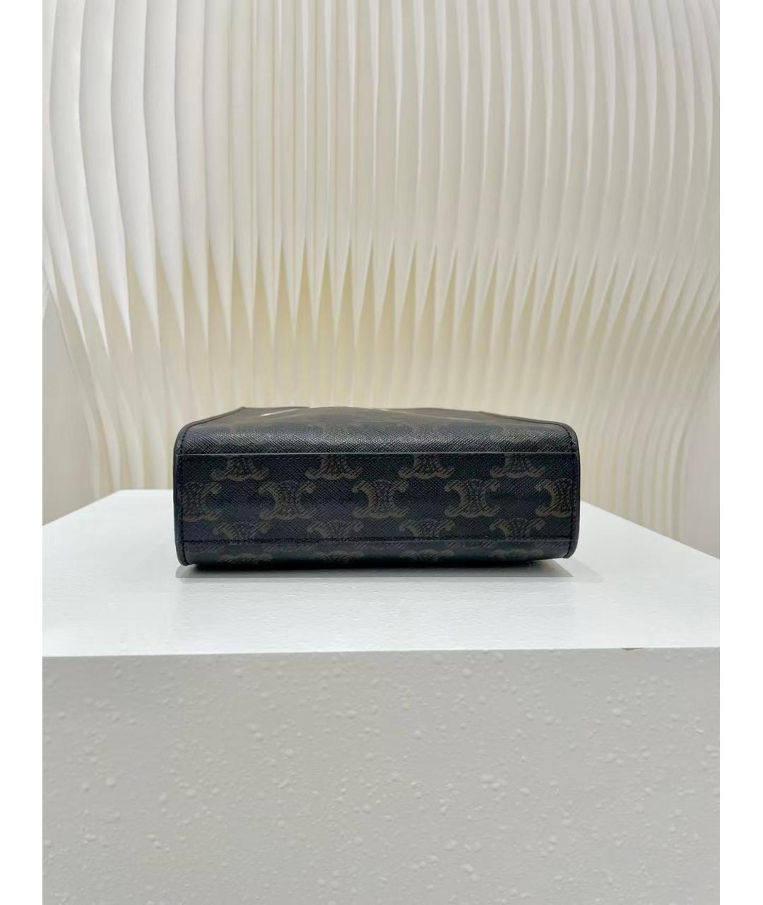 CELINE Антрацитовая сумка через плечо, фото 3