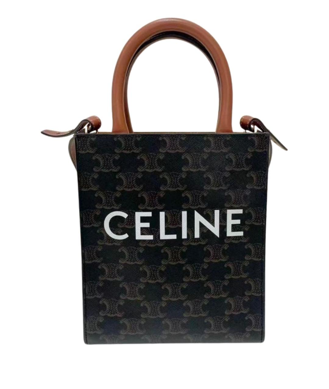 CELINE Антрацитовая сумка через плечо, фото 1