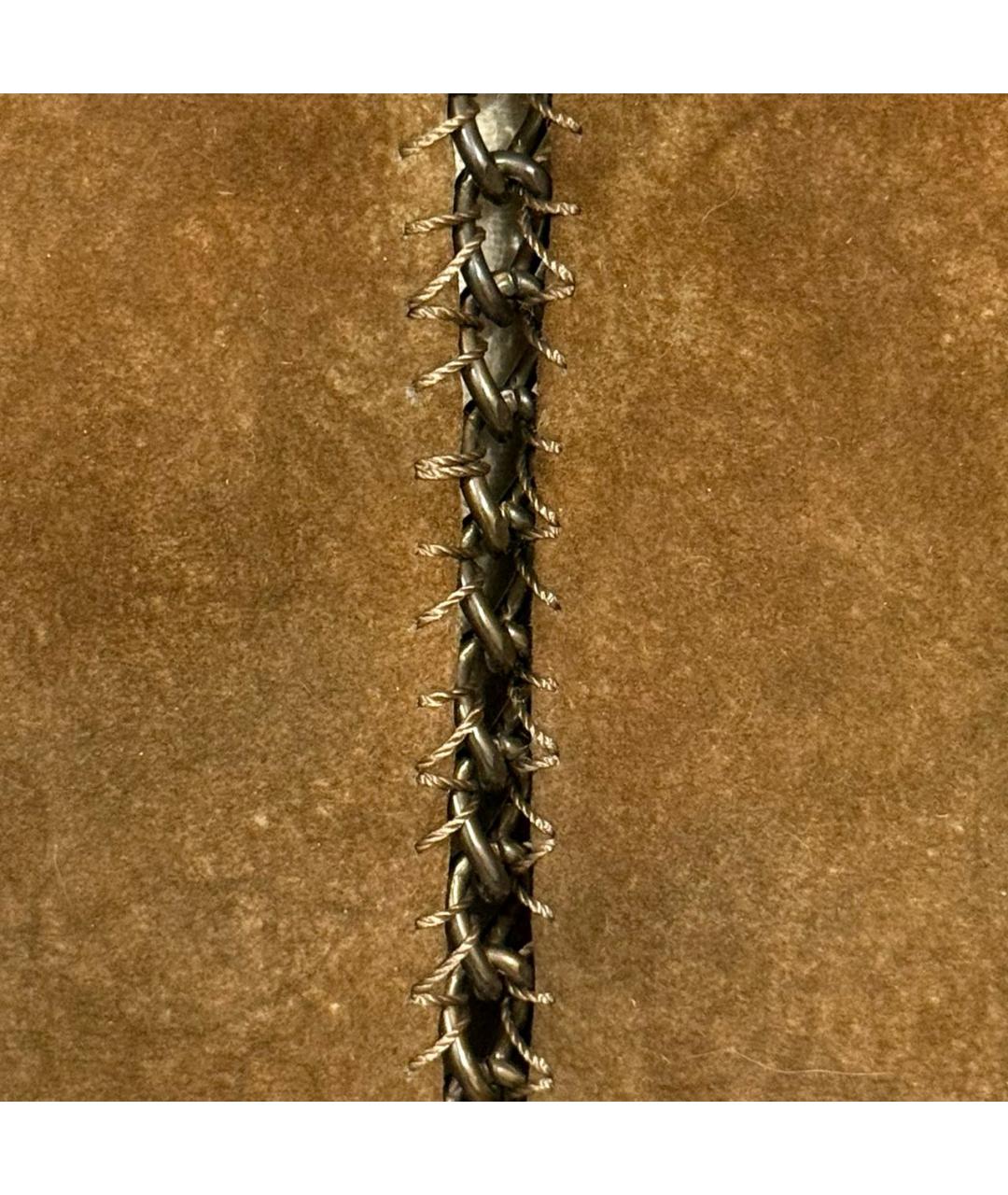 ALEXANDER MCQUEEN Коричневая кожаная дубленка/шуба, фото 5