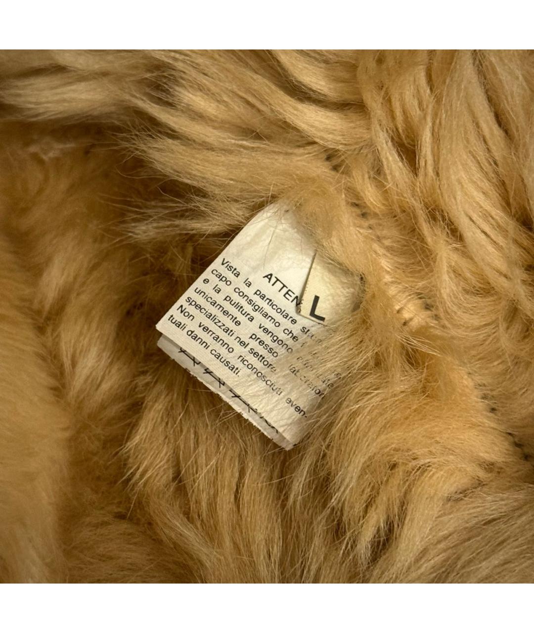 ALEXANDER MCQUEEN Коричневая кожаная дубленка/шуба, фото 7