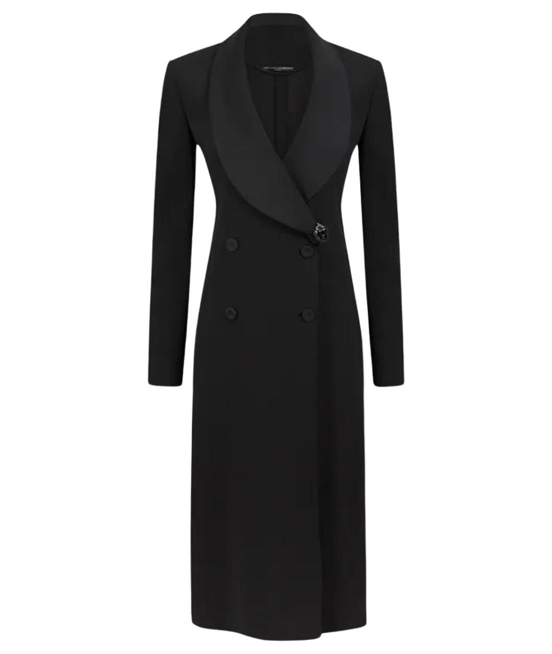 ERMANNO SCERVINO Черное вискозное вечернее платье, фото 1