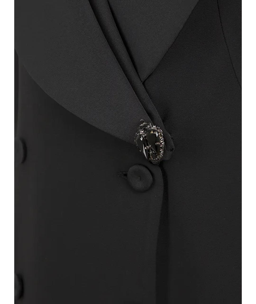ERMANNO SCERVINO Черное вискозное вечернее платье, фото 3